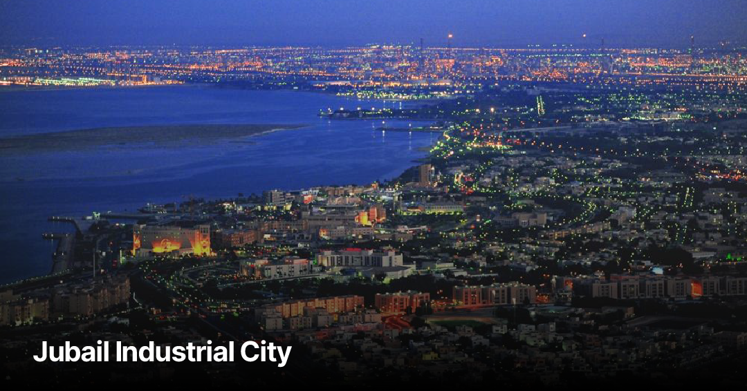 Jubail Industrial City on the Arabian Gulf